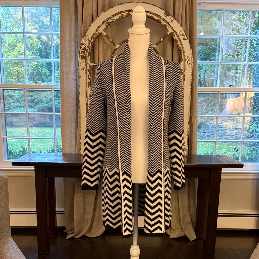 Made in Italy Knit Open Front sweater coat